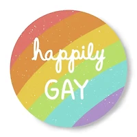 Happily Gay Sticker