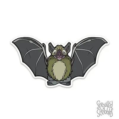 Happy Bat Sticker