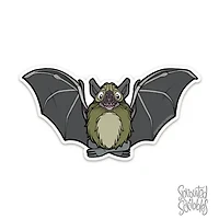 Happy Bat Sticker