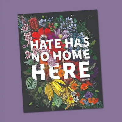 Hate Has No Home Here Bumper Sticker No Hate Decal