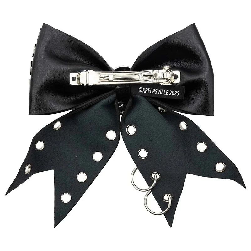 Skull Stud Hair Bow