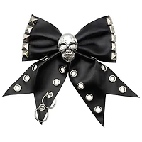 Skull Stud Hair Bow