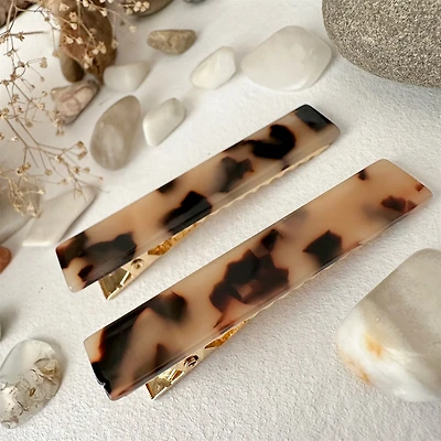 Gabby Marbled Duckbill Hairclips