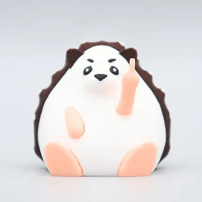 Hedgehog Middle Finger Figurine