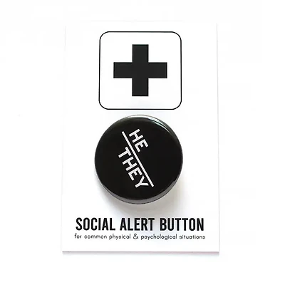He They Button