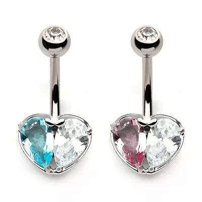 2 Coloured Heart