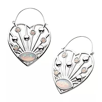 Heart Shape Opalite Hangers