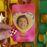 Heart Sunshine Face Connor Heated Rivalry Pin