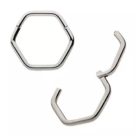 Hexagon Titanium Hinged Hoop