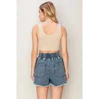 Ribbed Seamless Crop Top