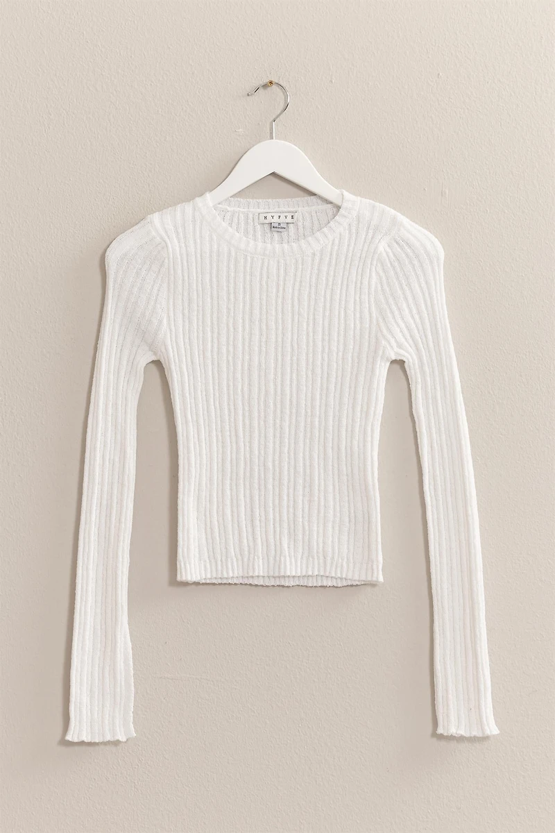 Long Sleeve Fitted Sweater