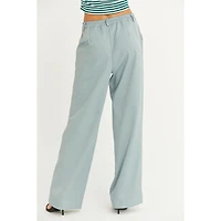 High Waist Straight Leg Pants