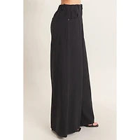 Wide-Leg High-Rise Pants