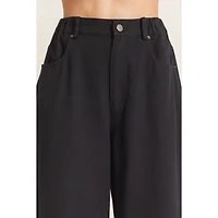 Wide-Leg High-Rise Pants