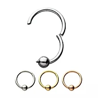 Hinged Hoop With 3mm Ball 20g