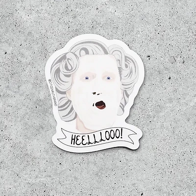 Mrs Doubtfire Helllooo Sticker