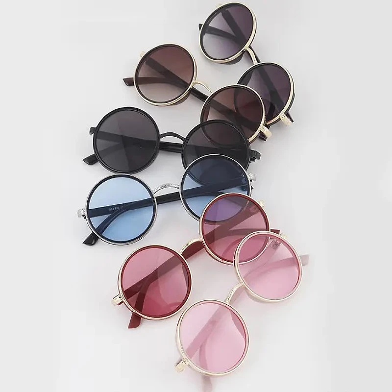 Glitter Round Sunglasses