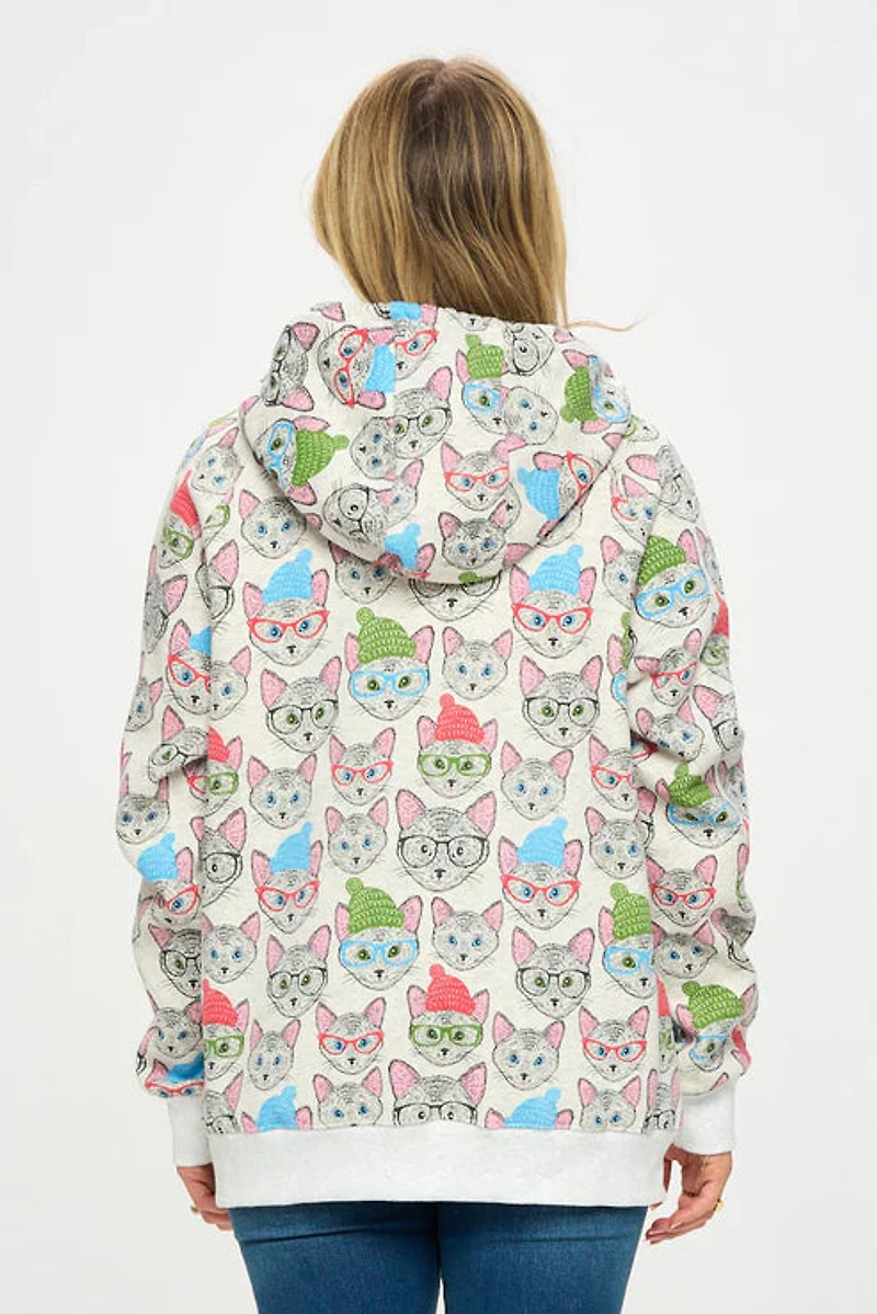 Cat Hat Hoodie