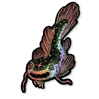 Holographic Catfish Sticker