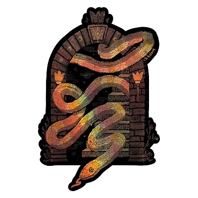 Holographic Snake Arch Sticker