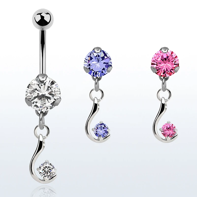 Hook With Prong Gem