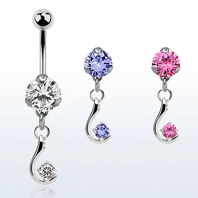 Hook With Prong Gem