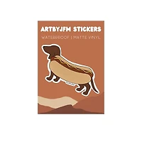 Hot Dog Dachshund Sticker