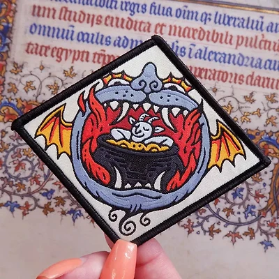 Hellmouth Hot Tub Woven Patch
