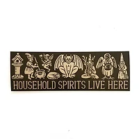 Household Spirits Live Here Magnet