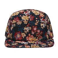 Floral Jacquard 5 Panel Hat Camp Cap Large | Outdoor Streetwear Hat