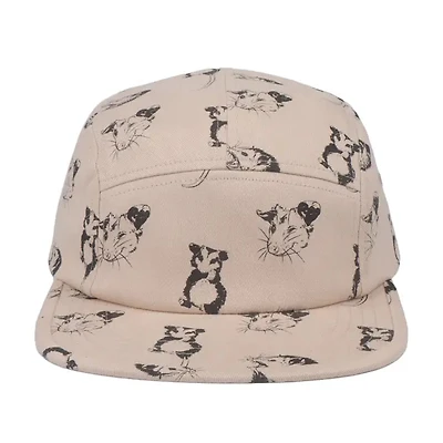 Opossum 5 Panel Hat Camp Cap | Outdoor Streetwear Hat