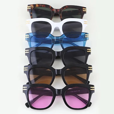 Bright Tinted Wayfarer Sunglasses