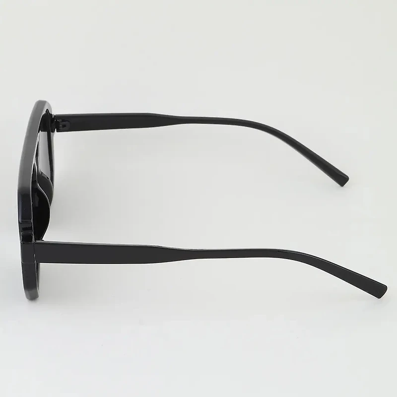 TINTED BLOCK AVIATOR SUNGLASSES
