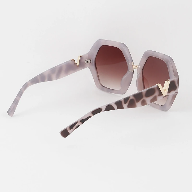Multi Pattern Geometric Sunglasses