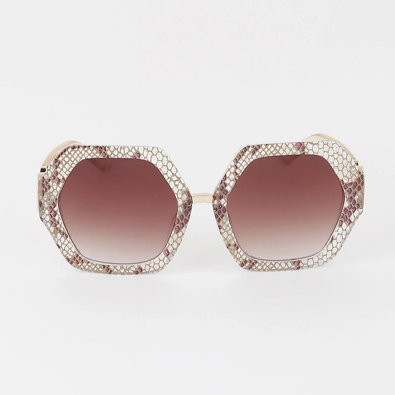 Multi Pattern Geometric Sunglasses