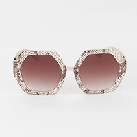 Multi Pattern Geometric Sunglasses