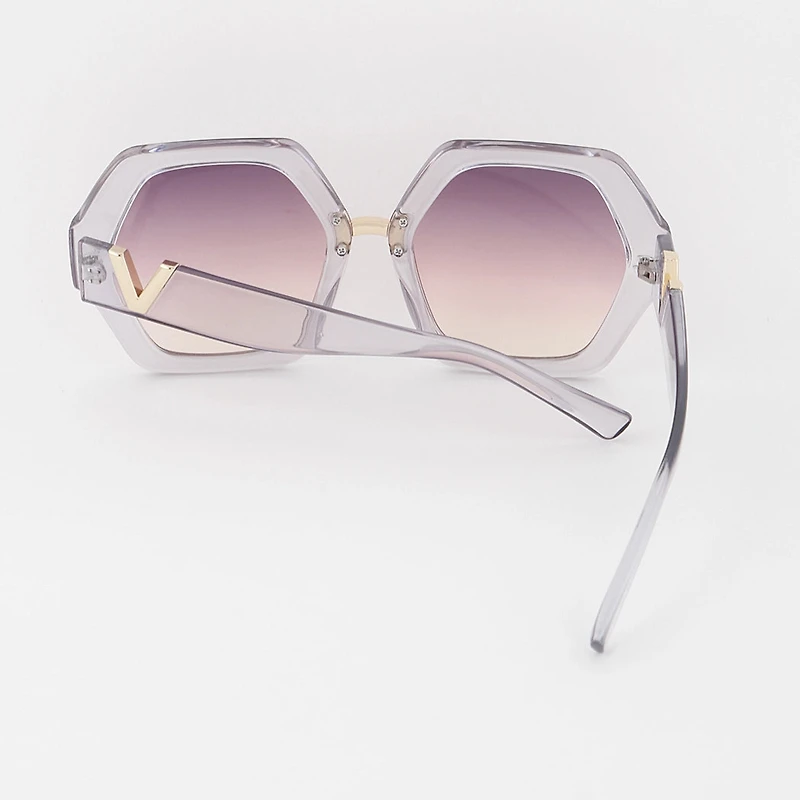 Multi Pattern Geometric Sunglasses