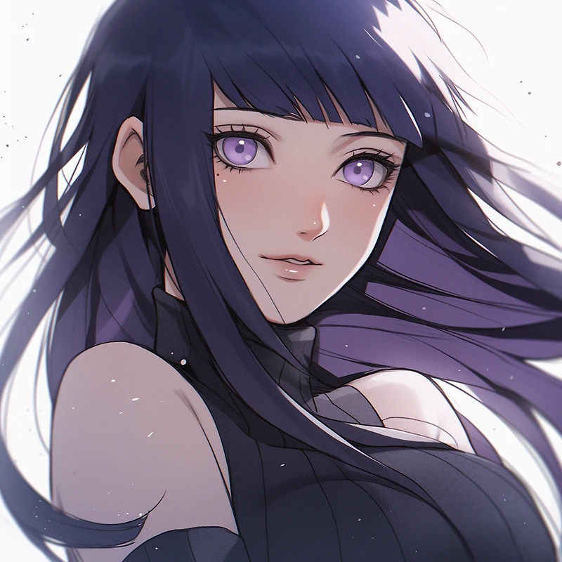 Hinata Hyuga Pink & Purple Cosplay Contact Lenses