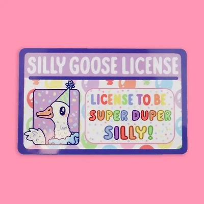 Silly Goose Fake Drivers License