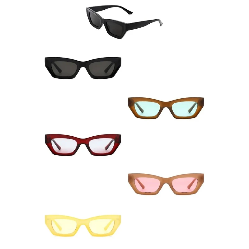 Narrow Retro Cat Eye Slim Y2K Fashion Sunglasses
