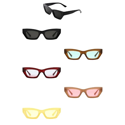 Narrow Retro Cat Eye Slim Y2K Fashion Sunglasses