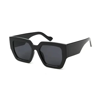 Oversized Bold Square Thick Frame Chunky Fashion Sunglasses