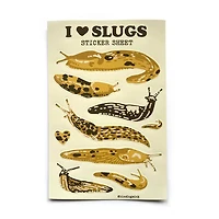 I Love Slugs Sticker Sheet