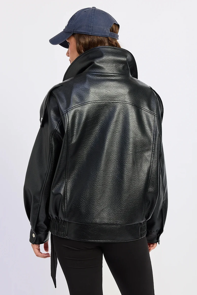 Oversized Bomber Jacket