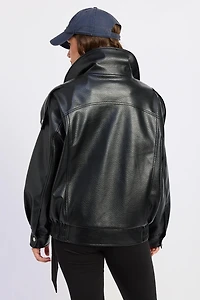 Oversized Bomber Jacket