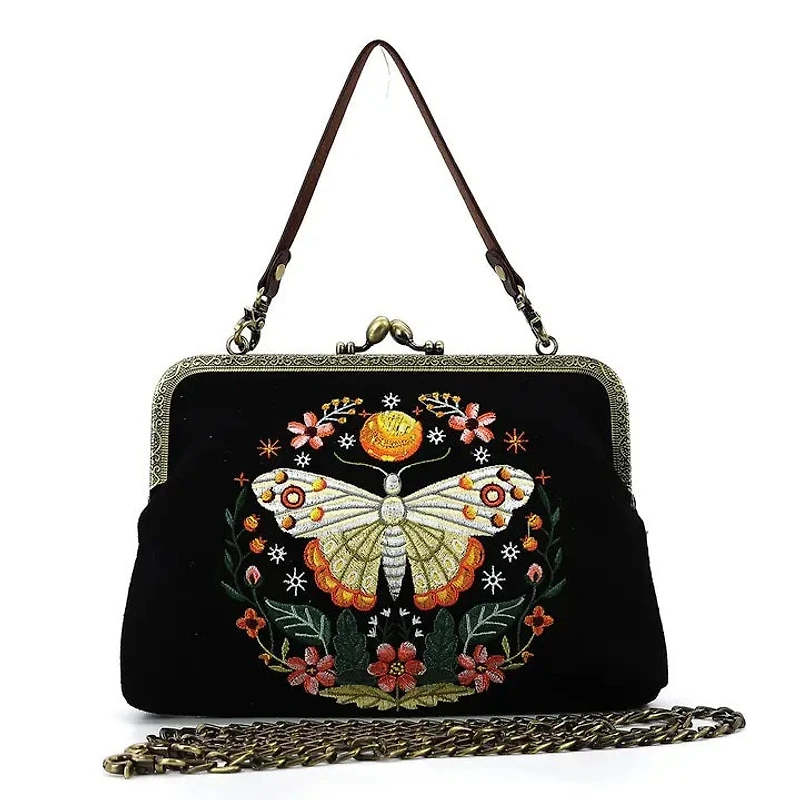 Luna Butterfly Kisslock Bag