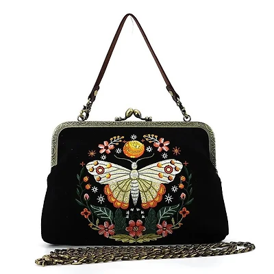 Luna Butterfly Kisslock Bag