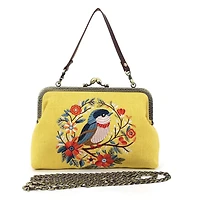 Cute Bird Kiss Lock Bag