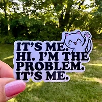 It's Me Hi I'm the Problem It's Me Cute Cat Swift Sticker
