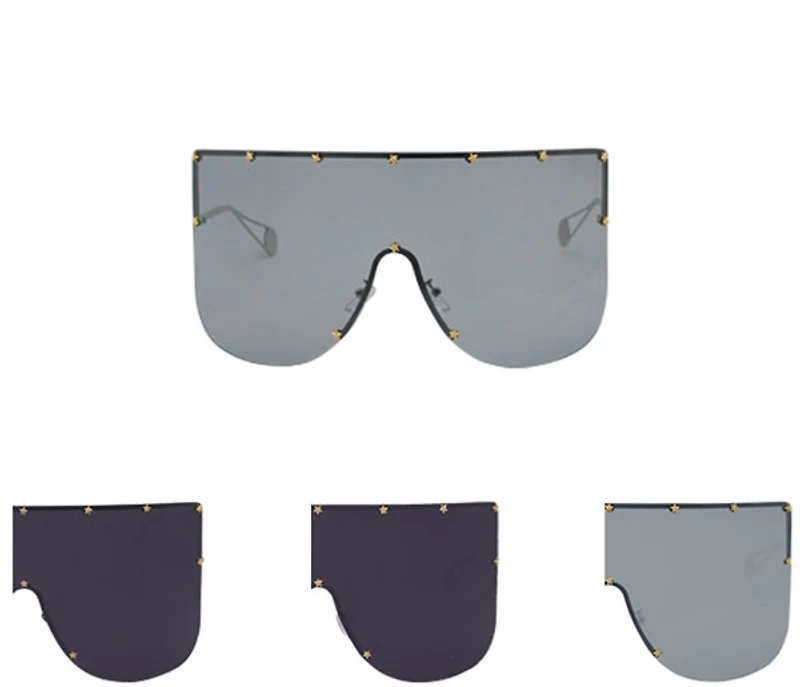 Large Star Detail Sunglasses